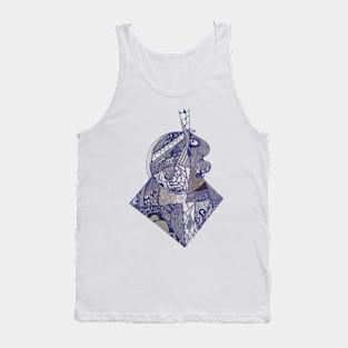 ARTs portrait old women Tank Top